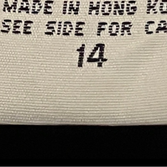 Eddie Bauer Sz 14 Lined Black 56% Wool Catalde Style Zippered Hong Kong - Picture 4 of 6